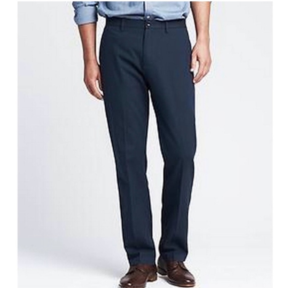 Banana Republic Men's Kentfield Black Dress Pants 100% Cotton Sz W36 L34